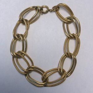 Vintage gold chain bracelet.